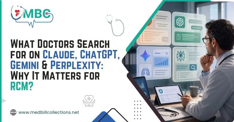 What Doctors Search for on Claude, ChatGPT, Gemini & Perplexity Why It Matters for RCM